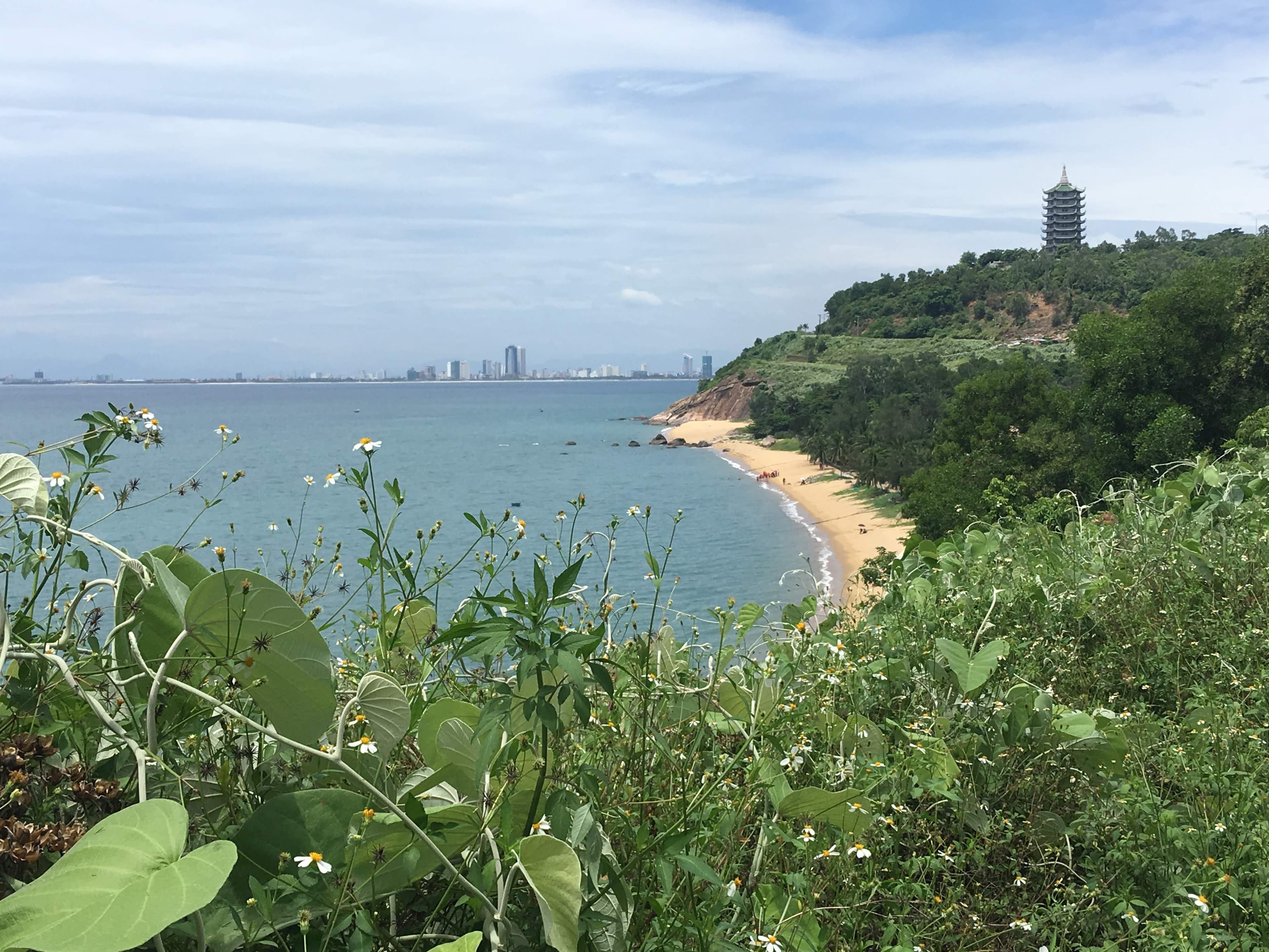 A view of Da Nang and the Son Tra Peninsula.